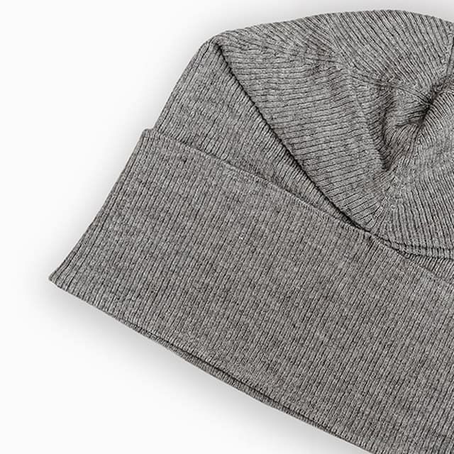 TAKEFUヤクニット帽杢グレー日本製【メール便可】