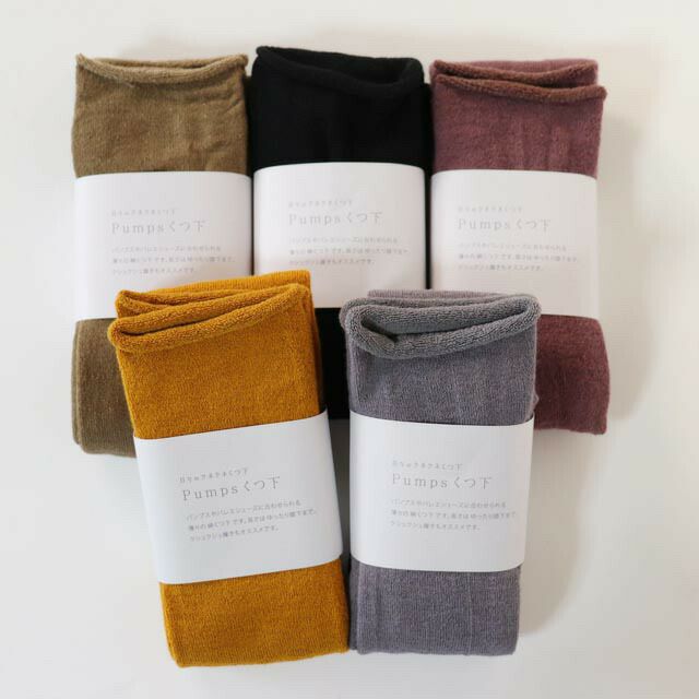 mokono日々のクネクネくつ下Pumpsくつ下20-24cm【メール便可】