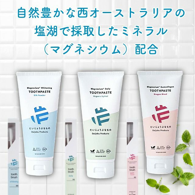だいじょうぶなものマグネシウムデイリートゥースペースト100g