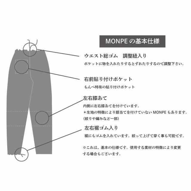 Farmers’MONPE桐生カットジャガードドット柄うなぎの寝床